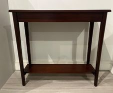 X2 Mahogany Console Tables / Side Tables