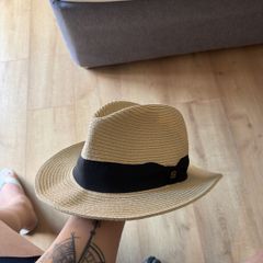 Italian Made Straw Summer Hat  Size 61
