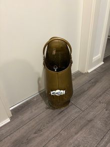 Vintage Brass Coal Scuttle