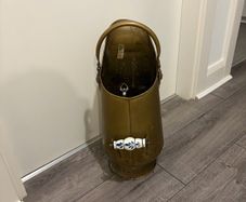 Vintage Brass Coal Scuttle