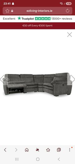 Valentino 4pcs corner sofa