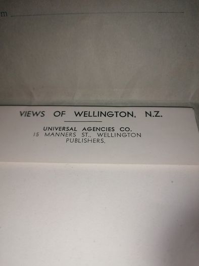 Wellington New Zeland Vintage Postcard Views