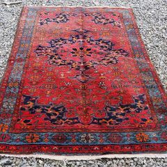 Handmade Persian Markasi Sarouk Rug