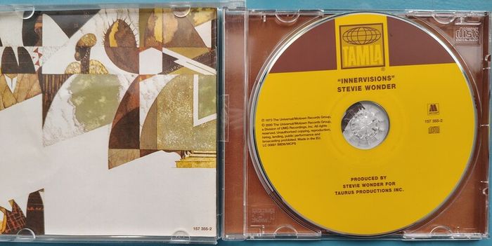 Stevie Wonder - Innervisions CD (1973) 1998 Remastered Reissue Funk Soul Pop EX+