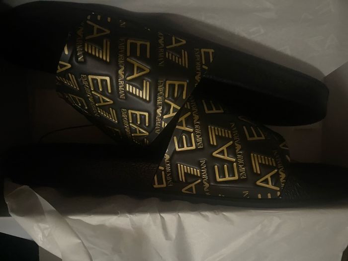Emporio Armani Sliders size 45 brand new with tag