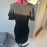 Karen Millen Designer Black Occasion Wear Mini Dress Image 2