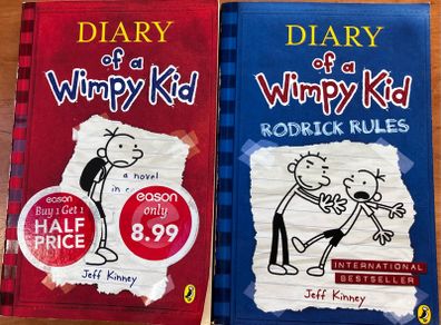 Wimpy Kids, Books 1&2 by Jeff Kinney