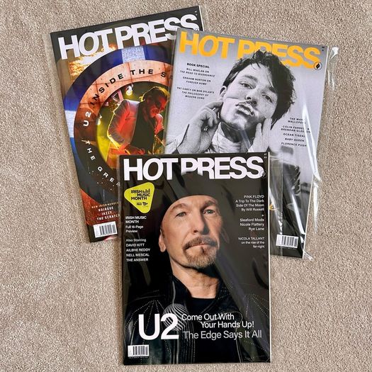 U2 Hot Press Magazines