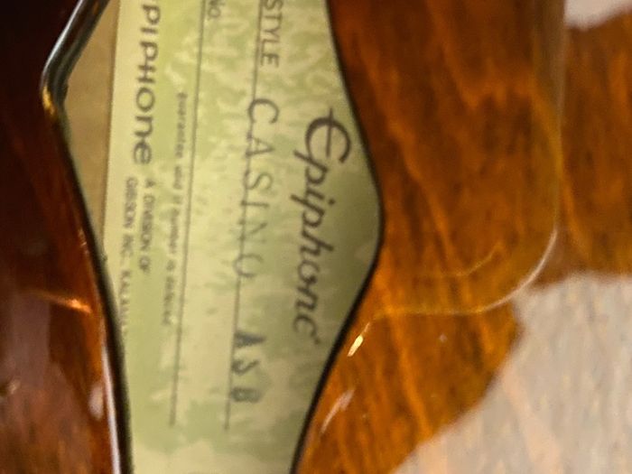 Vintage Epiphone Casino made in Japan