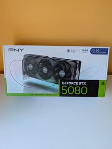 PNY GeForce RTX 5080 16GB OC Triple Fan Graphics Card DLSS 4