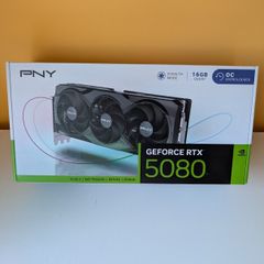 PNY GeForce RTX 5080 16GB OC Triple Fan Graphics Card DLSS 4