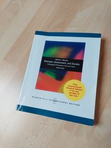Steiner Business government and society