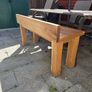 Oak table and chairs Image 2