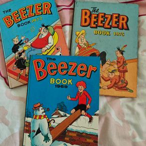 3 x Vintage Beezer Annuals, 1969, 72, 75annuals