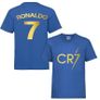 Kids Ronaldo Inspired Soccer T shirt footy merch Ronaldo TEEs Boys Girls Gift Top Tee 5-13yrs Number 7 # 7 CR7 Cristiano Ronaldo T-shirt Image 3
