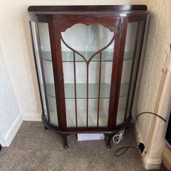 cabinet glass display