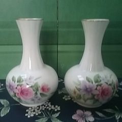 Two Pretty Aynsley Bud Vases