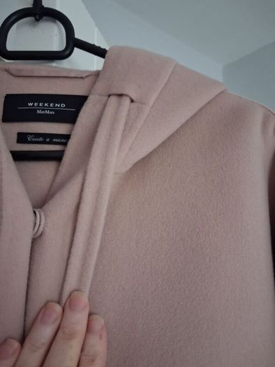 Max Mara Gary Hooded Patch Pocket Jacket - Powder Pink - RRP 529 - Fits UK 12