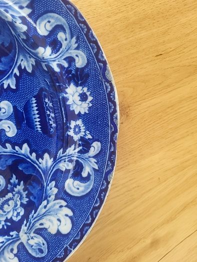 Stevenson and William Beehive Plate c1820