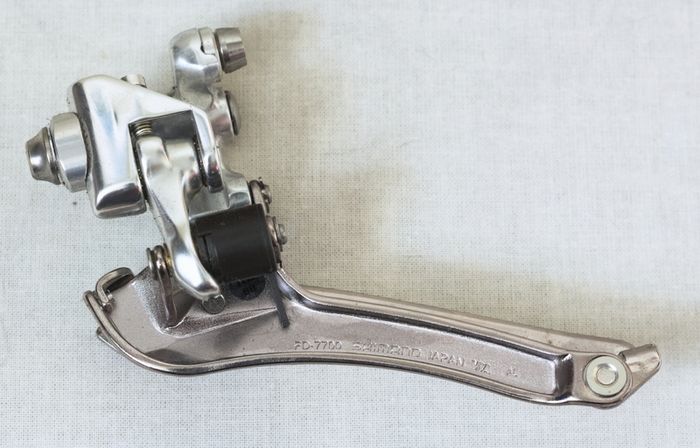 Shimano Dura-Ace front derailleur (FD-7700) | Braze-on | 9-Speed | NOS