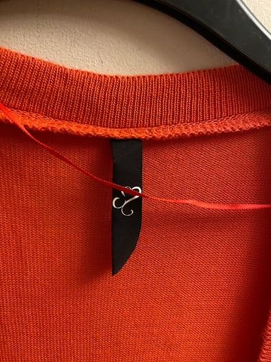 Evans orange cardigan (size 22-24)