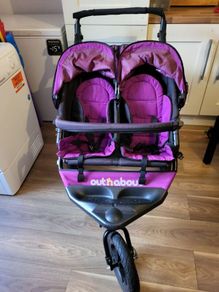 Out and about double buggie