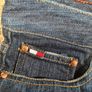womens Tommy Hilfiger cropped jeans dark blue navy denim Size W 32 L 26 Image 7
