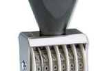 Colop 04006 Numbering Stamp - 6 Bands 0-9 Imprint 26x44mm