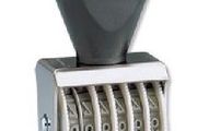 Colop 04006 Numbering Stamp - 6 Bands 0-9 Imprint 26x44mm
