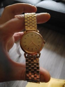 Lip 14 Carat Gold Plaque Watch 1950,s wind up watch