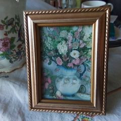 Framed Vase of Flowers