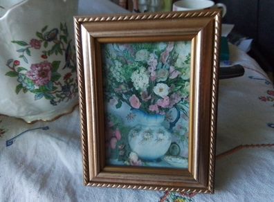 Framed Vase of Flowers