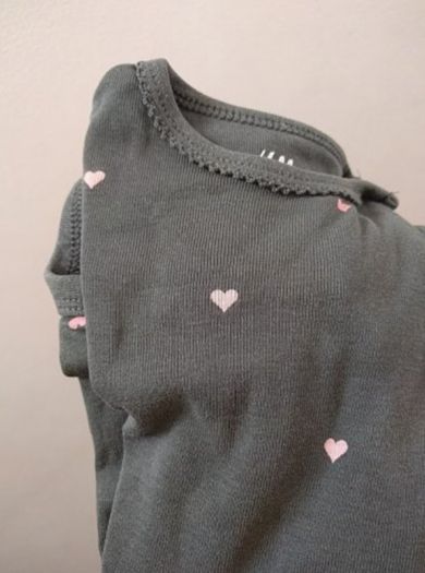 9-12m, long sleeve vest, organic cotton