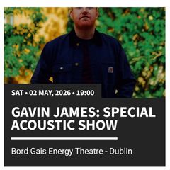 Gavin James Bord Gais