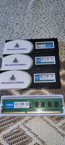 4x Crucial RAM CT51264BD160B 4 GB DDR3 1600 MHz CL11 Desktop Memory, Green