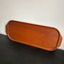 Mid Century Scandinavian Teak Tray Vintage Image 2
