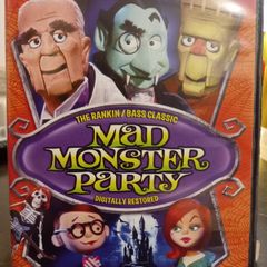 Mad Monster Party (1967) Dvd Animated Musical Frankenstein Dracula Wolfman Boris Karloff