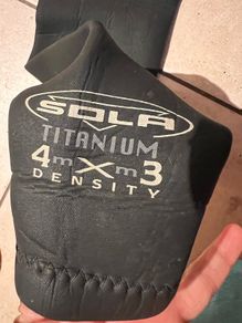 Sola thick long wetsuit