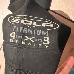 Sola thick long wetsuit