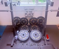 Home Gym semi-commercial Half Rack setup