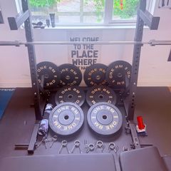 Home Gym semi-commercial Half Rack setup