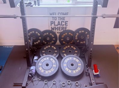 Home Gym semi-commercial Half Rack setup