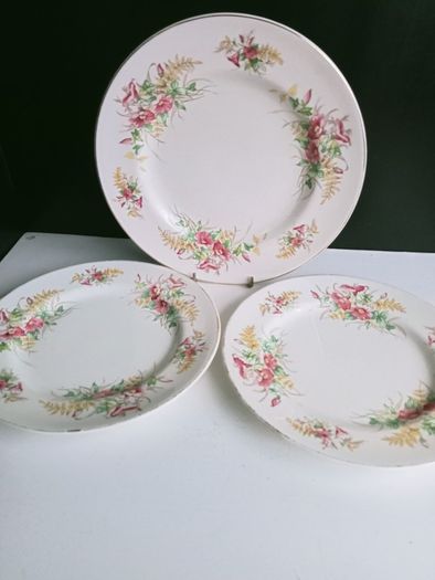 vintage Arklow Pottery plates x 3