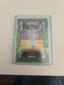 Messi green four corner monopoly prism card parallel