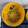 2 yellow plastic flower pots Image 4
