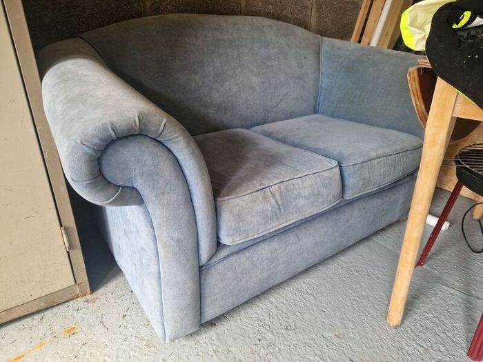 Blue couch