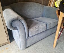 Blue couch