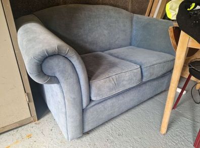 Blue couch