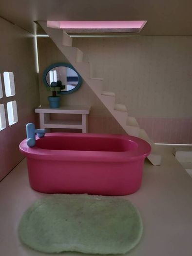 Wooden Dolls House with accessories