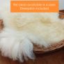 pet bed with sheepskin rug, made of wicker , Image 3